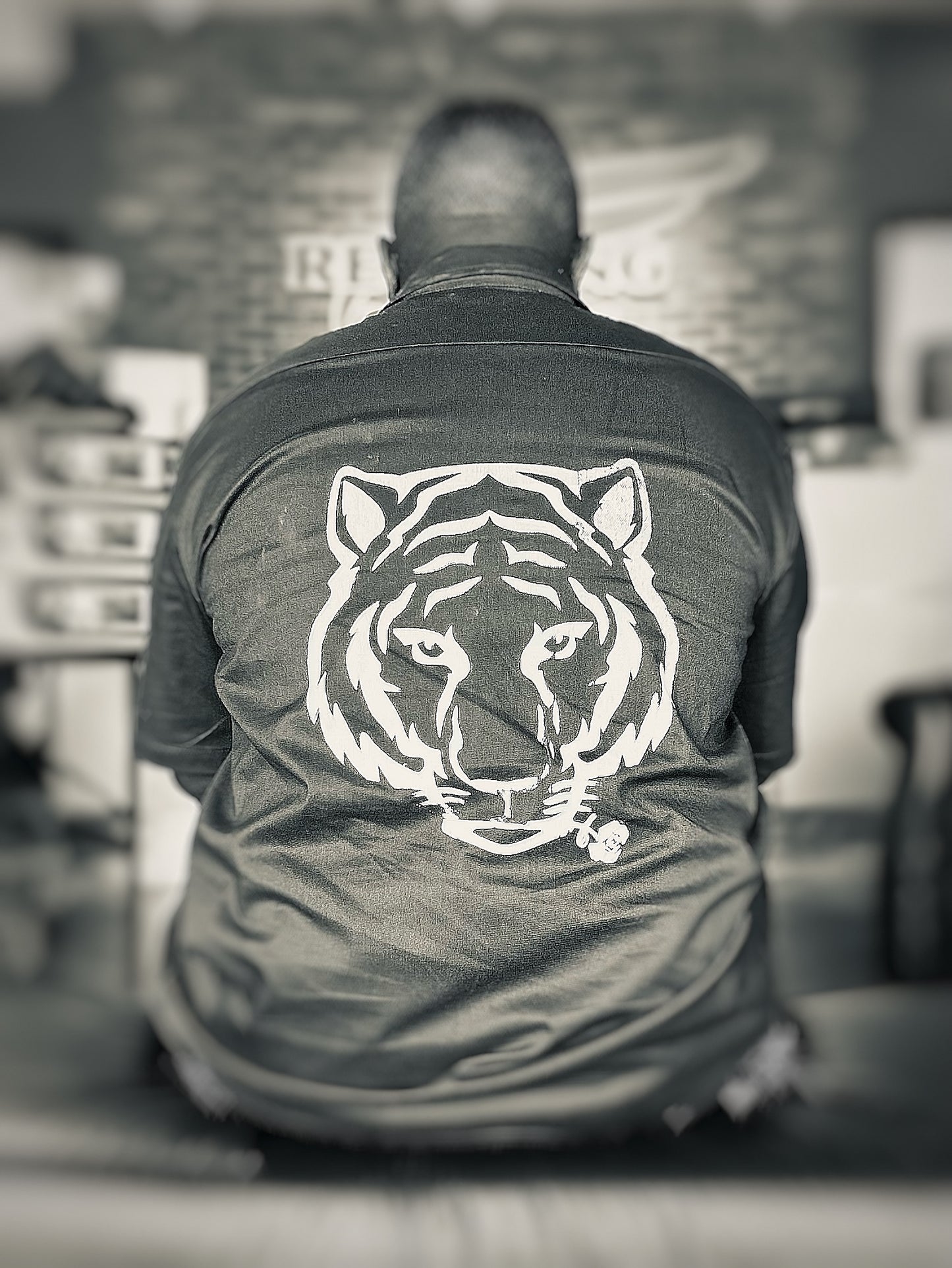 Tiger short sleeve work shirt