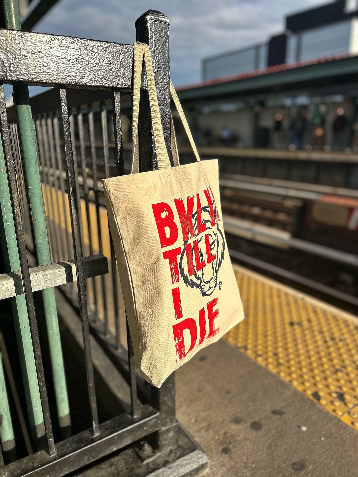 ROB Bklyn Till I Die Canvas Tote