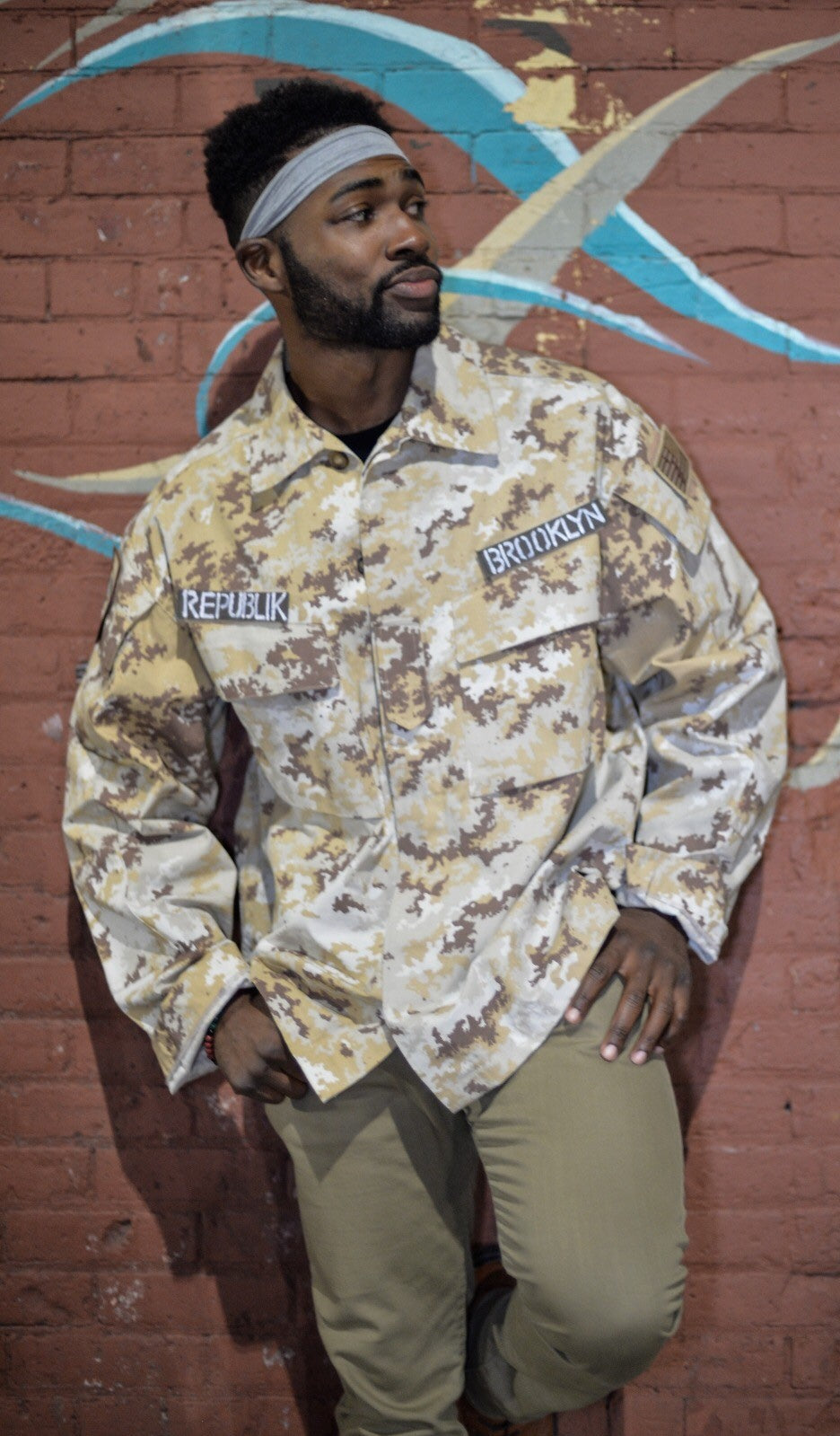 ROB Live Free Desert Camo Top
