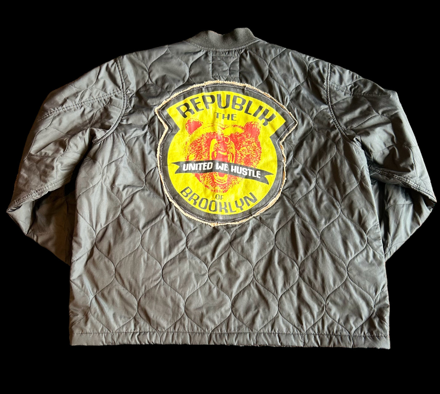 TR Black Quilted Jacket