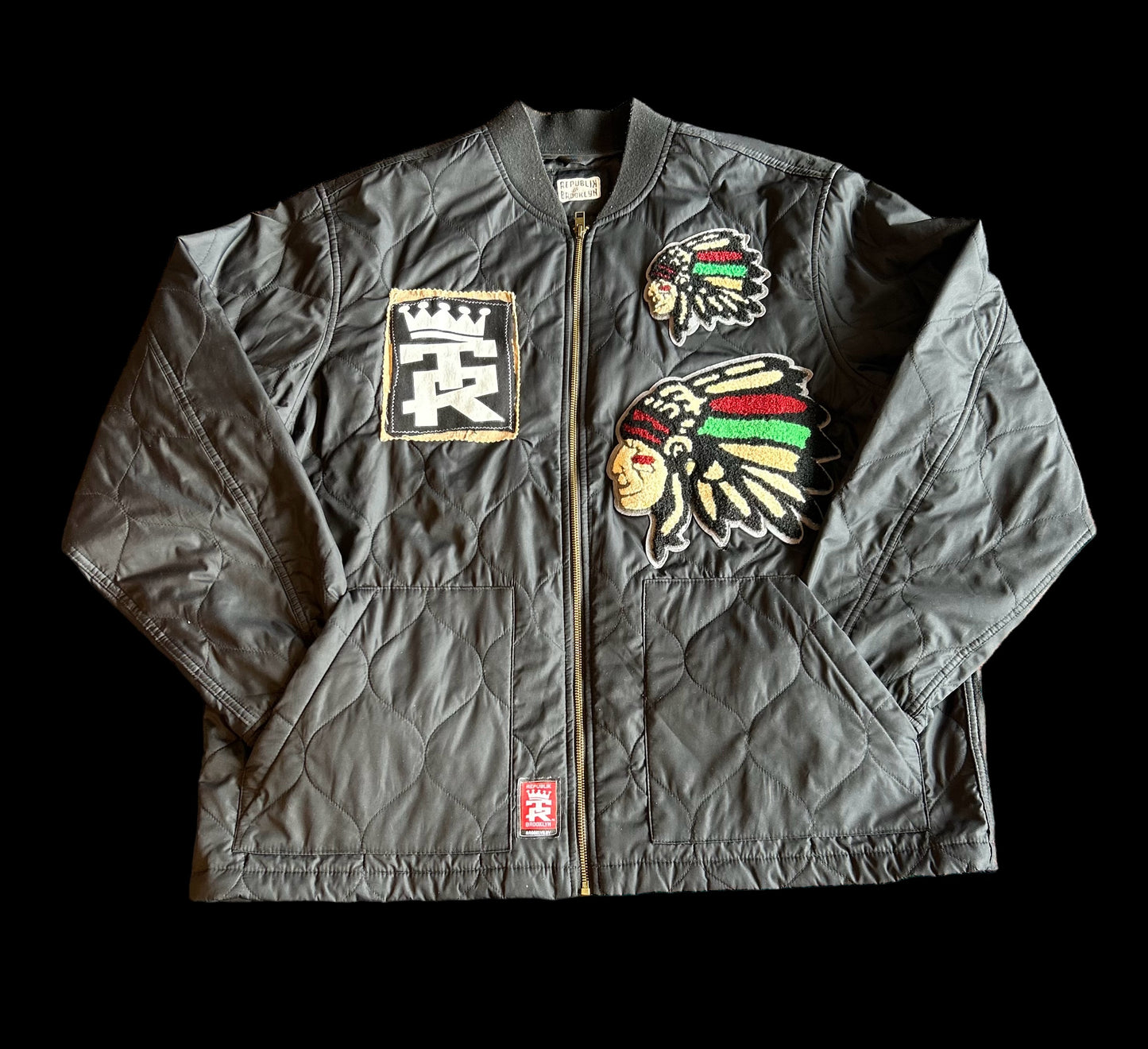 TR Black Quilted Jacket