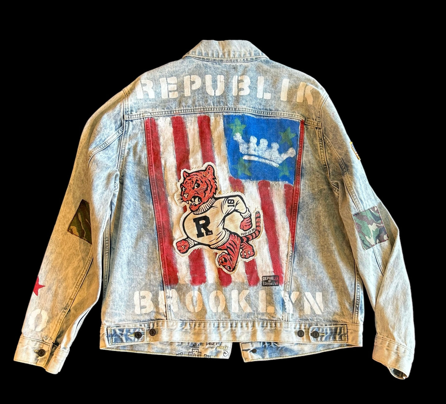 ROB- American Flag Stone watch Denim