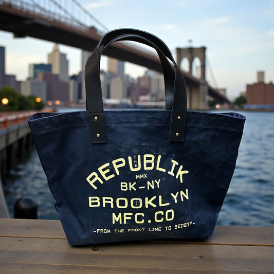 Wax Canvas with Leather straps