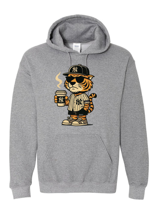 Tiger Drinks Coffee(Yankees)