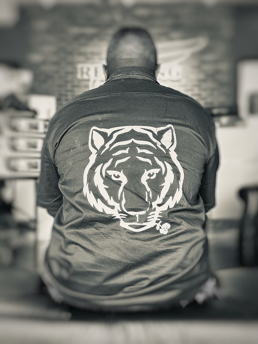 Tiger short sleeve work shirt