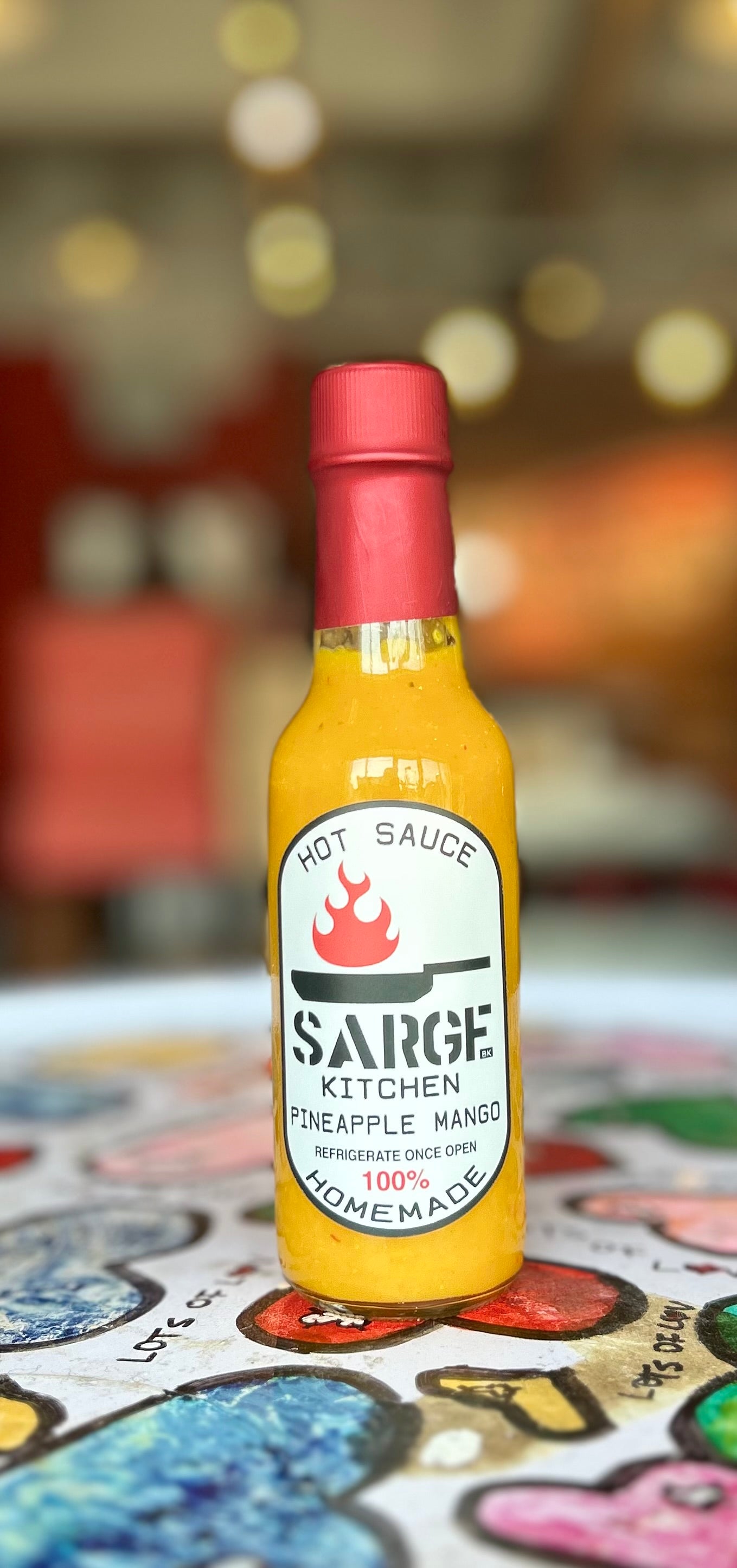 Sarge Kitchen Pineapple Mango Hot Sauce
