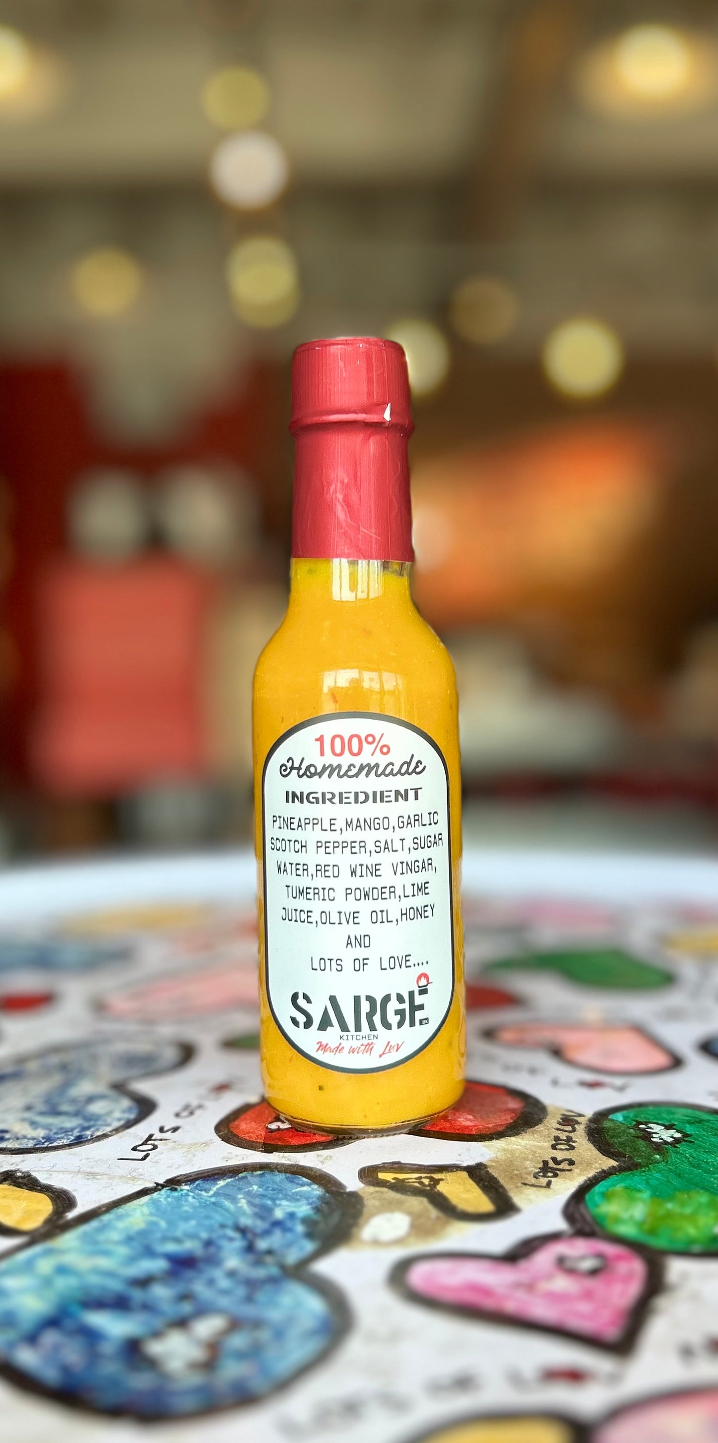 Sarge Kitchen Pineapple Mango Hot Sauce