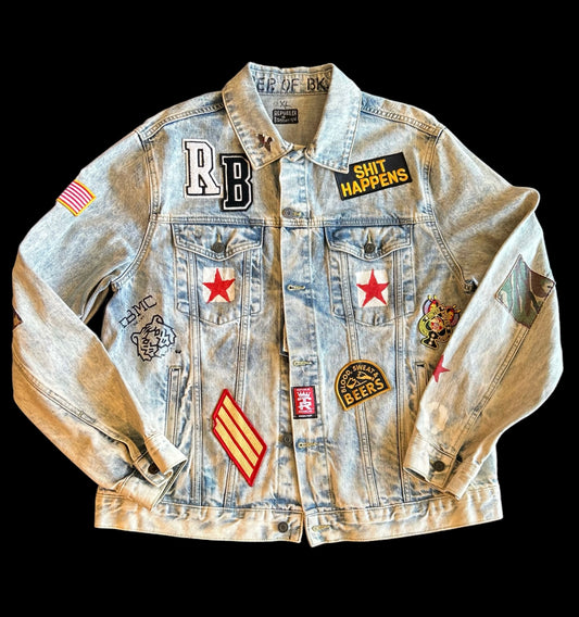 ROB- American Flag  Stone watch Denim